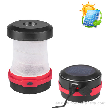 Portable 3 W LED Zoom Solar Camping Light